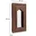 DESIGN DELIGHTS Wandspiegel Sara 40 x 4 cm Braun