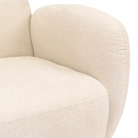 Mendler Sessel HWC-P33 Chenille 86 x 77 x 56 cm Creme