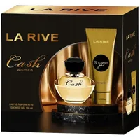 La Rive CASH WOMAN EDP Geschenkset 90ml Parfüm + 100ml Duschgel Neu & Original!