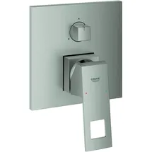 Grohe Eurocube Einhandbatterie mit 3-Wege Umstellung Supersteel 24094DC0