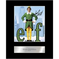 Will Ferrell Signiert Foto Display Elf