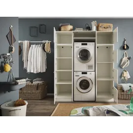 laundreezy Mehrzweckschrank-Set 167,5 x 200 x 67,5 cm weiß