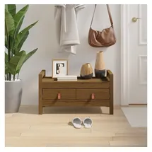 vidaXL Flurbank Sitzbank 80x40x43 cm braun
