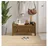 vidaXL Flurbank Sitzbank 80x40x43 cm braun
