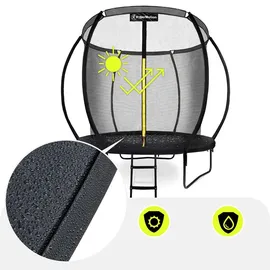 HyperMotion Kindertrampolin 244 cm Schwarz