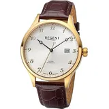 REGENT - GM-2214 - Armbanduhr - Automatik - Herrenuhr - Herren - Braun