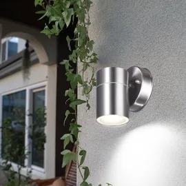 Harms Import Design Wand Lampe Fassaden Außen Beleuchtung Edelstahl Garten Down Strahler Leuchte