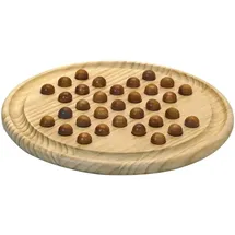 JeuJura Solitär Spielbaum und Spielsteine aus Holz