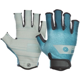 ION Amara Half Finger Neopren Handschuhe-Green/Blue-XL