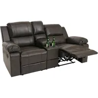 MCW 2er Kinosessel MCW-H29, Relaxsessel Fernsehsessel Zweisitzer, Getränkehalter Soft