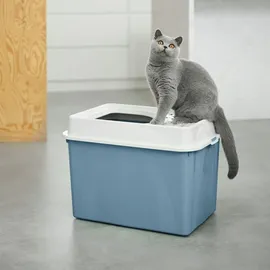 Rotho Katzentoilette Berty 57 x 40 x 33 cm Schwarz