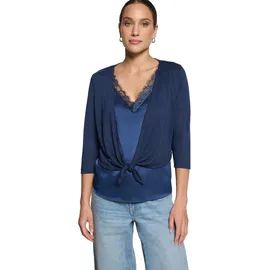 Zero Damen Bolero-Jacke mit 3/4 Arm 40, Sargasso Sea - 40