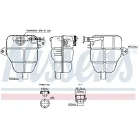 Nissens Ausgleichsbehälter, Kühlmittel [Hersteller-Nr. 996218 für Opel