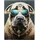 Kare Glasbild, Fashion Dog, 60x80cm