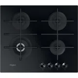 Whirlpool GOWL628NB Ebene Kochen IN Gas 4 Brenner, 59 cm Gaskochfeld Zone(n)