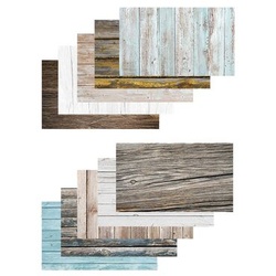 Caruba Hintergründe 10 Pack (5x2 flache Lagen) Holz