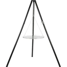 BBQ-Toro Dreibein 165 cm Stahl/Eisen Schwarz