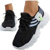 Generisch Orthopädische Schuhe Damen, Walkingschuhe Damen-Sommerschuhe mit Weite H, Leichte Barfußschuhe, Atmungsaktive Walking- und Laufschuhe für Breite Füße, rutschfeste Freizeitschuhe - 40 EU