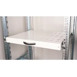 Roline 19-Zoll Fachboden 1 HE, ausziehbar 350 T 25 kg grau