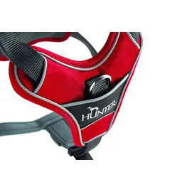 Hunter Divo Hundegeschirr rot/grau M