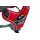 Hunter Divo Hundegeschirr rot/grau M
