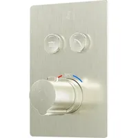 Steinberg Serie 390 Fertigmontageset, für Unterputzthermostat 1/2, pushtronic, für