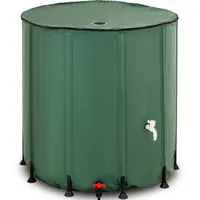 Hillvert Faltbarer Regenwassertank 750 l Regenwassertonne Wassertank Garten Regenwasser
