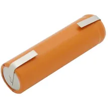 AccuCell Ersatzakku f. Braun EP100 NiMH 1,2V 1500mAh mit Lötfahnen