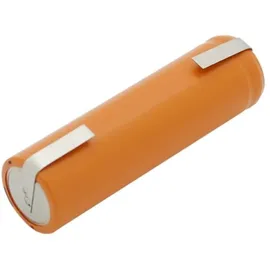 AccuCell Ersatzakku f. Braun EP100 NiMH 1,2V 1500mAh mit Lötfahnen