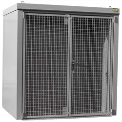 BAUER Südlohn Gasflaschen Container TYP GFC-B, Mausgrau, 35 x Ø 230 mm