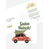 Neujahrskarten selbst gestalten mit Spruch und Fotos im Onlinedesigner bei Meine-Kartenmanufaktur.de