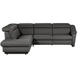 himolla Ecksofa Leder 9707 , braun , Maße (cm): B: 275 H: 84 T: 245.0