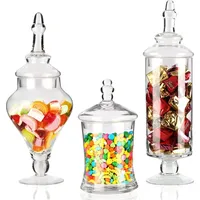 Belle Vous Süßigkeiten Glas mit Deckel Set im Viktorianischen