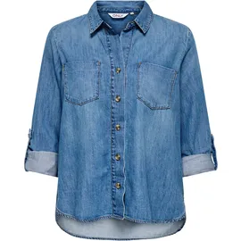 Only ONLYASMIN SHIRT L/S DNM AKM NOOS Blau S