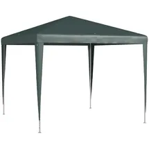 Outsunny Pavillon 2,7 x 2,7 m inkl. 0 Seitenteile Dunkelgrün