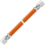GOK Gas-Hochdruckschlauchleitung, 10bar, bds. G 1/4 LH-ÜM, 5000mm, orange