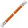 GOK Gas-Hochdruckschlauchleitung, 10bar, bds. G 1/4 LH-ÜM, 5000mm, orange