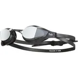 schwimmbrille tyr tracer x rzr mirrored silver black - Unisize