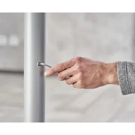 Hammerbacher Schreibtisch Y-Serie Nussbaum / Graphit