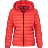 Lpo Steppjacke "GILMOUR MELVILLE VI Women", Damen, Gr. 36/38 (M), rot, 100% Polyester, figurbetont hüftbedeckend, mit innenliegendem Gummizug, Jacken Steppjacke, auch in Großen Größen erhältlich