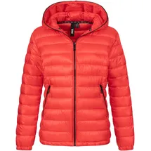 Lpo Steppjacke "GILMOUR MELVILLE VI Women", Damen, Gr. 36/38 (M), rot, 100% Polyester, figurbetont hüftbedeckend, mit innenliegendem Gummizug, Jacken Steppjacke, auch in Großen Größen erhältlich