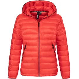 Lpo Steppjacke "GILMOUR MELVILLE VI Women", Damen, Gr. 36/38 (M), rot, 100% Polyester, figurbetont hüftbedeckend, mit innenliegendem Gummizug, Jacken Steppjacke, auch in Großen Größen erhältlich
