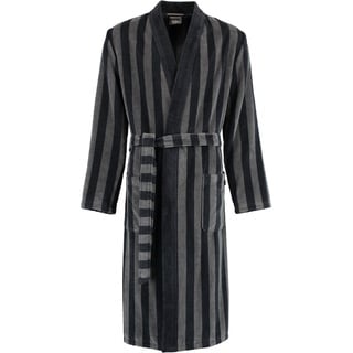 Cawö Cawö Bademäntel Herren Kimono Streifen 2612 schwarz - 97   Weiss 