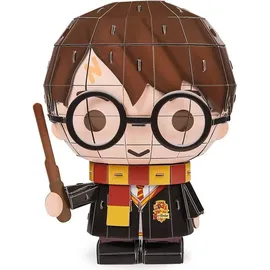 Spin Master 4D Build - Harry Potter - 3D-Puzzle des beliebten Filmheldens aus hochwertigem Karton, 87 Teile, für Fans der magischen Abenteuerserie ab 12 Jahren, Rot und Gold