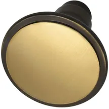 Marchesi Knopfdrückerlochteil Flachform Patiniert 55 mm