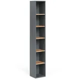 Vicco Hochregal Viktor 30 x 188,6 cm Silber