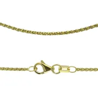 FIRETTI Goldkette »Zopfkette, in mehreren Breiten" erhältlich«, Made in Germany, 99642734-60 gelb