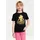 LOGOSHIRT T-Shirt "Woodstock", Mädchen, Gr. 122/134, schwarz, 100% Baumwolle, bedruckt, normal, Rundhals, Shirts T-Shirt, mit süßem Frontprint
