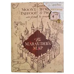 BlueSky Notizbuch Harry Potter - Karte des Rumtreibers A5 liniert, mehrfarbig Hardcover 80 Seiten