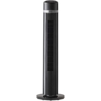 Black & Decker Black+Decker BXEFT50E - Turmventilator 102cm, 45W, 4 Geschwindigkeiten, schwingend, Soft-Touch-Steuerung, 15-Stunden-Timer, Fernbedienung, 3 Modi, leise, Griff, stabiler Standfuß, schwarz